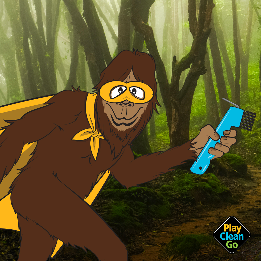 Steward wearing a superhero cape