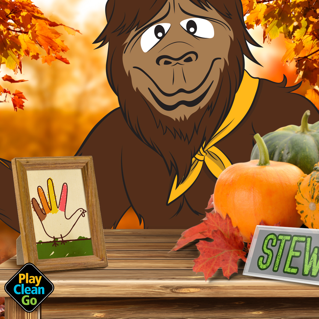 Steward in a Thanksgiving scene