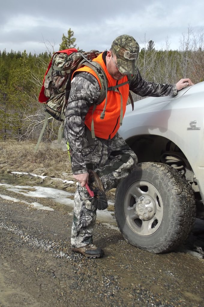 Hunter cleaning boots