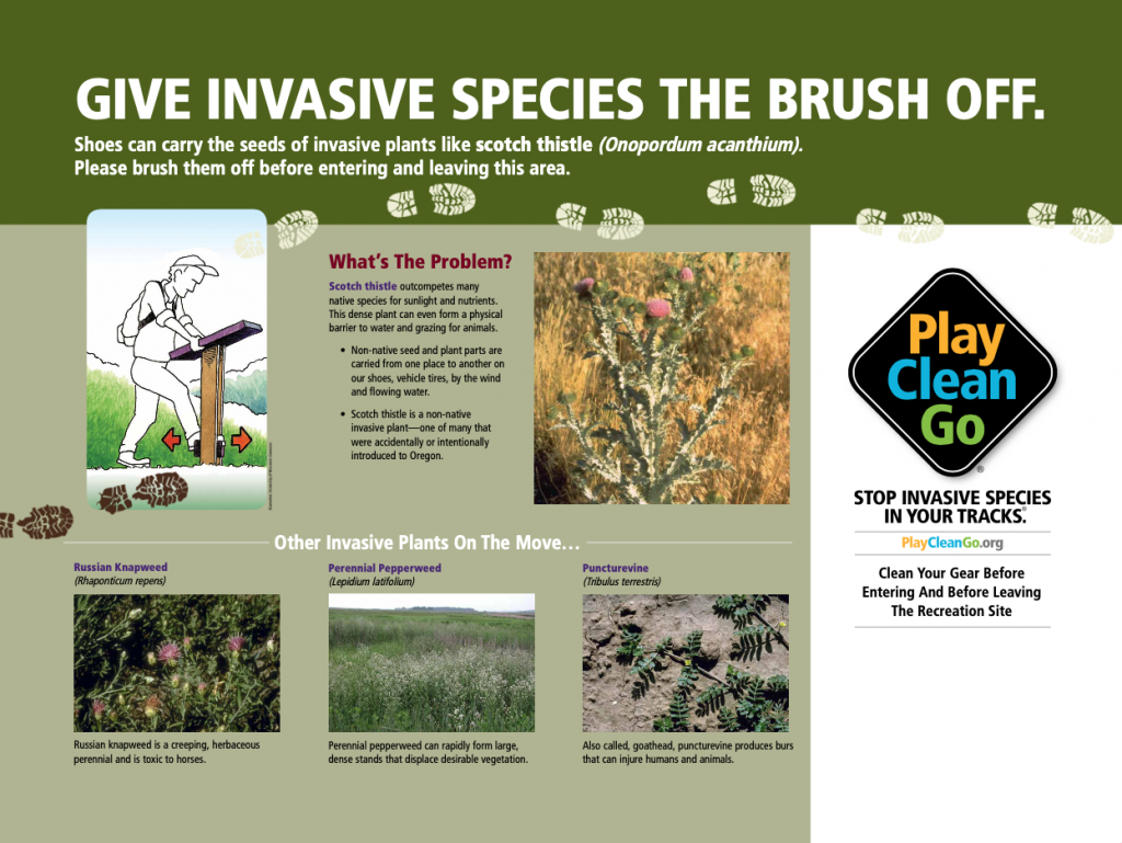 PCG boot brush station signage - vintage